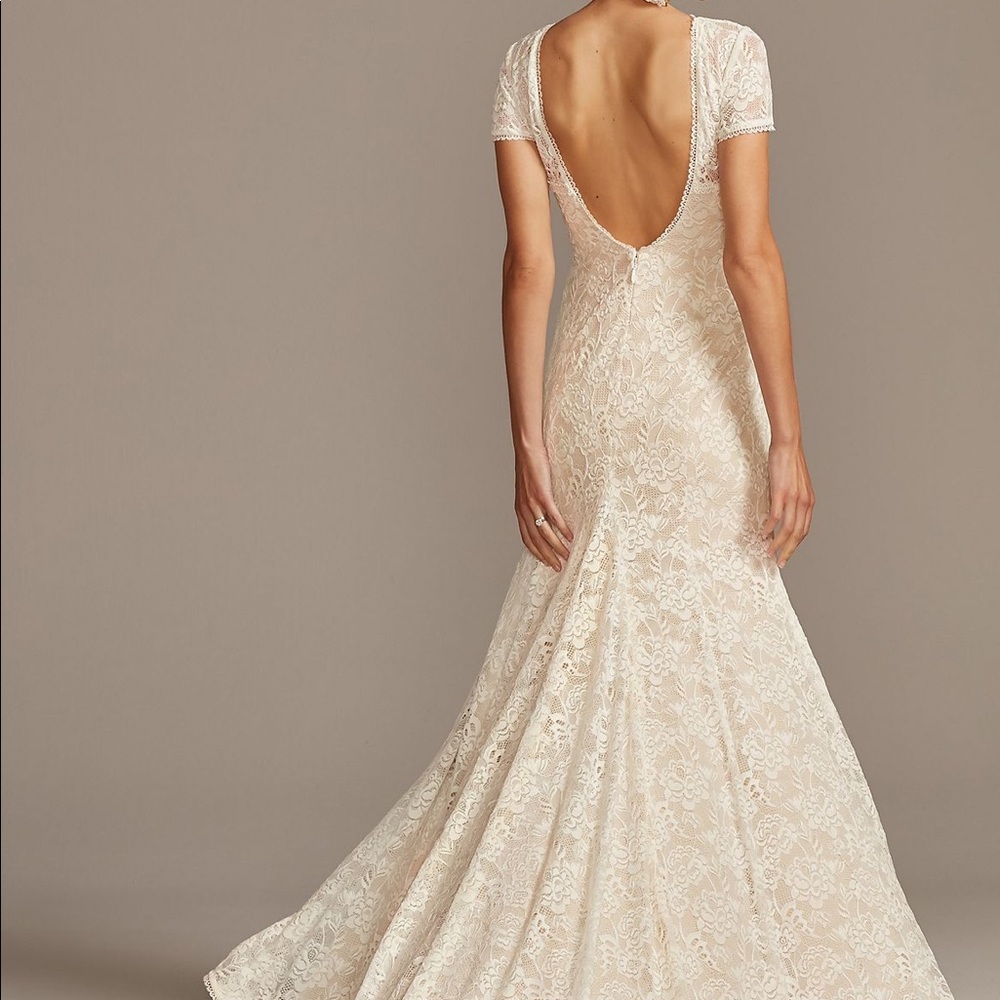 NWT Backless lace wedding dress